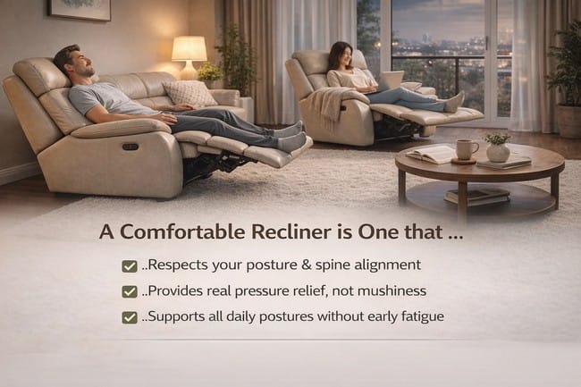 How to Choose a Comfortable Reclining Sofa for Your Living Room: An ...